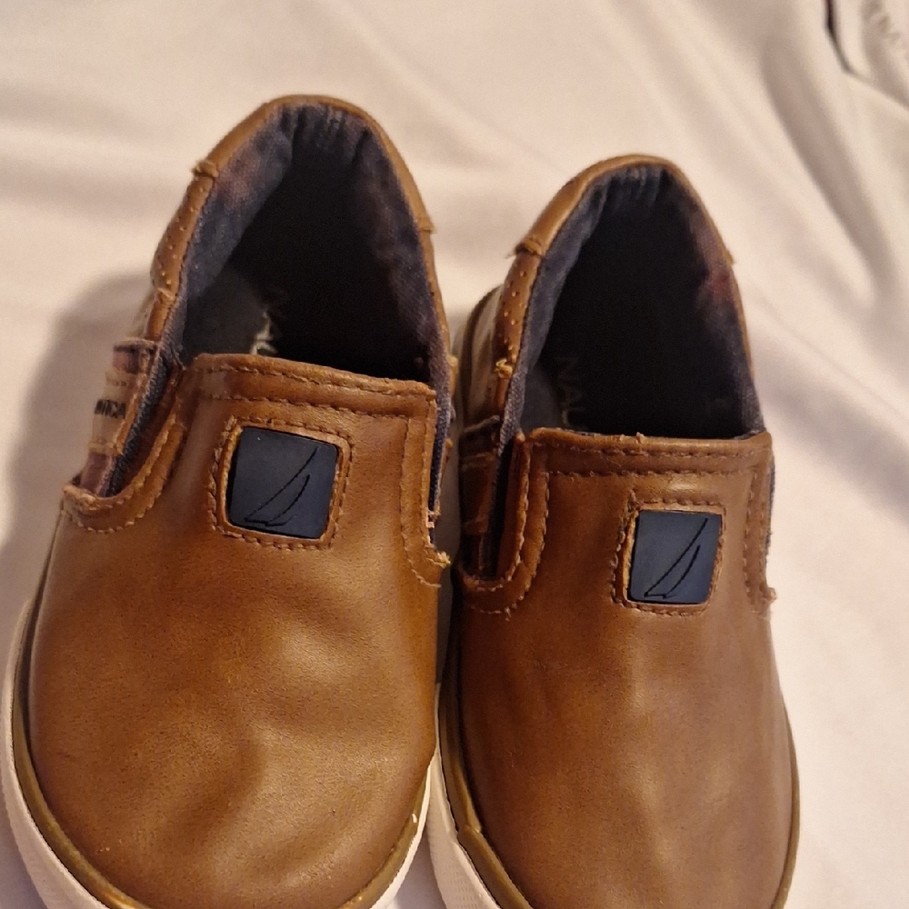 Nautica Kids Brown Slip-On Shoes